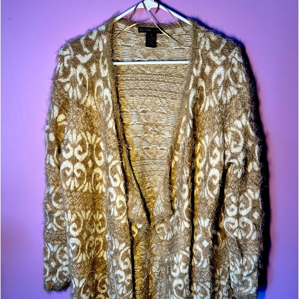 Design History Patterned Cardigan